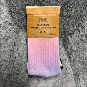 PINK Victoria's Secret Pastel Ombre Crew Socks